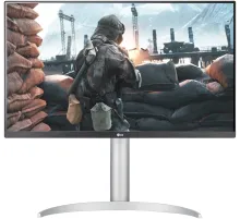 Монитор LG 27" UltraFine 27UP650K-W белый IPS LED 5ms 16:9 HDMI матовая HAS Piv 1200:1 400cd 178гр/178гр 3840x2160 60Hz DP 4K 5.9кг