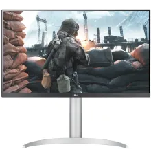 Монитор LG 27" UltraFine 27UP650K-W белый IPS LED 5ms 16:9 HDMI матовая HAS Piv 1200:1 400cd 178гр/178гр 3840x2160 60Hz DP 4K 5.9кг