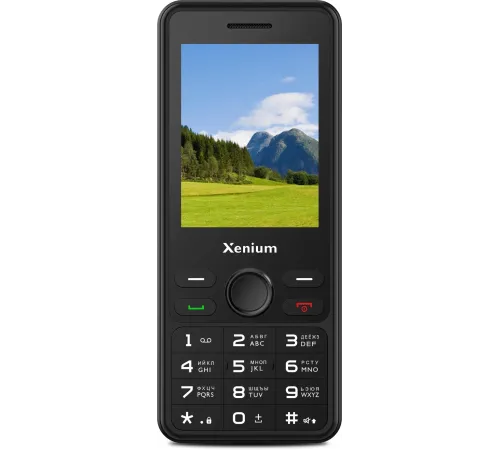 Мобильный телефон Xenium X280 черный моноблок 2Sim 2.8" 240x320 Nucleus 0.3Mpix GSM900/1800 MP3 FM microSD max32Gb