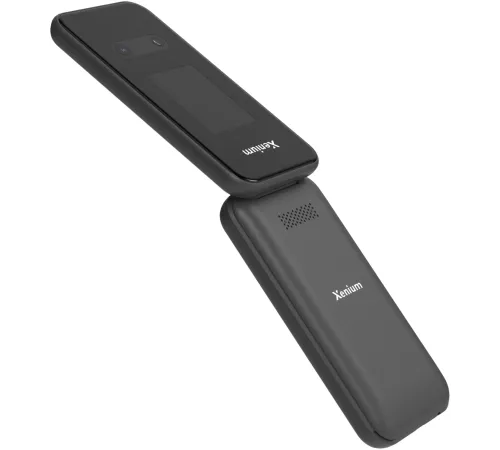 Мобильный телефон Xenium X680 темно-серый раскладной 2Sim 2.8" 240x320 Nucleus 0.3Mpix GSM900/1800 MP3 FM microSD max32Gb