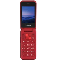 Мобильный телефон Xenium X680 красный раскладной 2Sim 2.8" 240x320 Nucleus 0.3Mpix GSM900/1800 MP3 FM microSD max32Gb