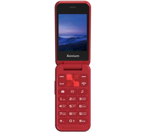 Мобильный телефон Xenium X680 красный раскладной 2Sim 2.8" 240x320 Nucleus 0.3Mpix GSM900/1800 MP3 FM microSD max32Gb Мобильный телефон Xenium X680 красный раскладной 2Sim 2.8" 240x320 Nucleus 0.3Mpix GSM900/1800 MP3 FM microSD max32Gb
