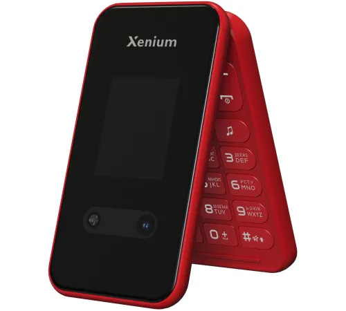 Мобильный телефон Xenium X680 красный раскладной 2Sim 2.8" 240x320 Nucleus 0.3Mpix GSM900/1800 MP3 FM microSD max32Gb Мобильный телефон Xenium X680 красный раскладной 2Sim 2.8" 240x320 Nucleus 0.3Mpix GSM900/1800 MP3 FM microSD max32Gb