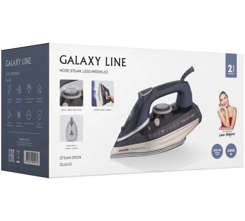 Утюг Galaxy Line GL 6143 3400Вт синий