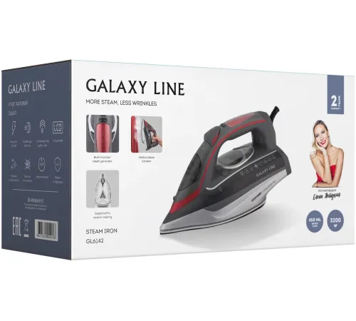 Утюг Galaxy Line GL 6142 3200Вт серый Утюг Galaxy Line GL 6142 3200Вт серый