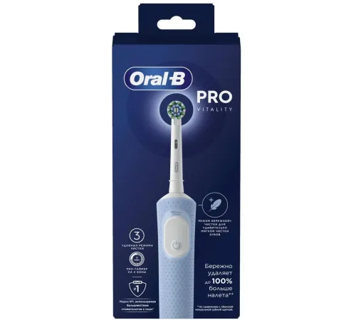 Зубная щетка электрическая Oral-B Vitality Pro голубой Зубная щетка электрическая Oral-B Vitality Pro голубой