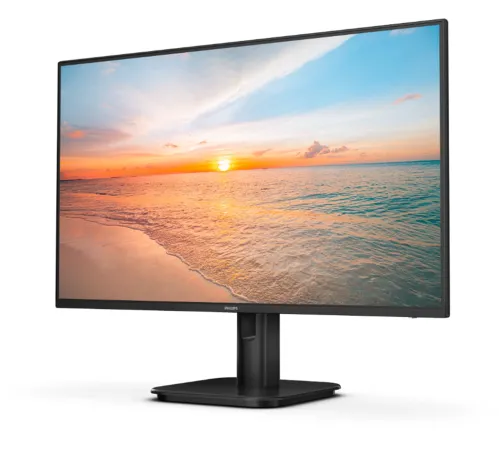 Монитор Philips 23.8" E Line 24E1N1200A черный IPS LED 4ms 16:9 HDMI M/M матовая 300cd 178гр/178гр 1920x1080 100Hz VGA DP FHD