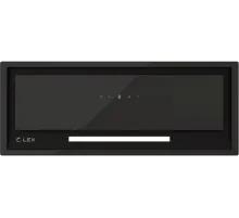 Вытяжка встраиваемая Lex 900 GS BL черный управление: сенсорное (1 мотор)