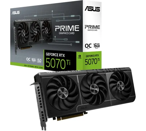 Видеокарта ASUS PRIME-RTX5070TI-O16G//RTX5070TI,HDMI*1,DP*3,16G,D7; 90YV0MF0-M0NA00 (PRIME-RTX5070TI-O16G) Видеокарта ASUS PRIME-RTX5070TI-O16G//RTX5070TI,HDMI*1,DP*3,16G,D7; 90YV0MF0-M0NA00 (PRIME-RTX5070TI-O16G)