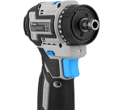 Дрель-шуруповерт Deko Loner 12V Pro аккум. патрон:быстрозажимной (кейс в комплекте) (085-1122)