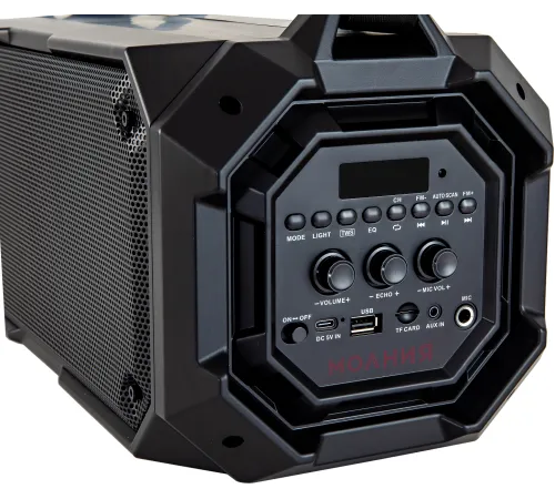 Колонка порт. Ural Молния Молния 600 черный 60W 2.0 BT/3.5Jack 3000mAh (УРАЛ МОЛНИЯ 600) Колонка порт. Ural Молния Молния 600 черный 60W 2.0 BT/3.5Jack 3000mAh (УРАЛ МОЛНИЯ 600)