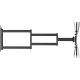 Кронштейн для телевизора Ultramounts UM959 черный 23"-65" макс.35кг настенный поворот и наклон