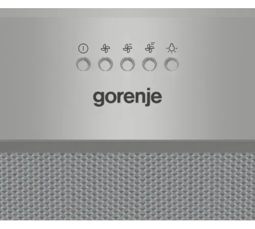Вытяжка встраиваемая Gorenje BHI626E6X нержавеющая сталь управление: механическое (1 мотор)