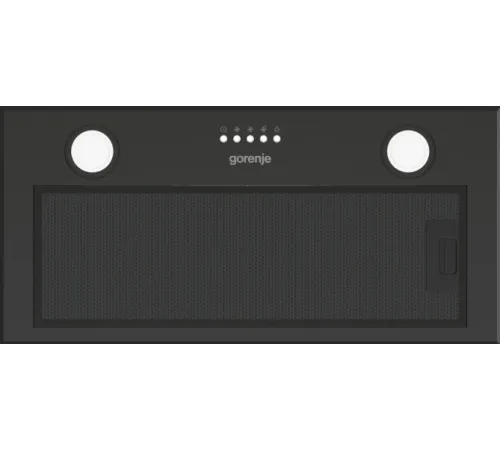 Вытяжка встраиваемая Gorenje BHI626E6B черный управление: механическое (1 мотор)