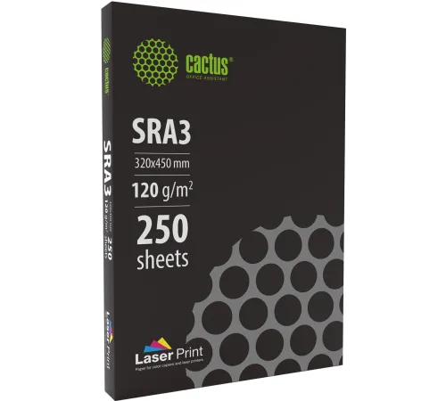 Бумага Cactus CS-LPSRA3120250 SRA3/120г/м2/250л./белый для лазерной печати