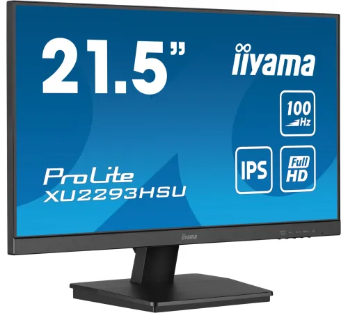 Монитор Iiyama 21.5" ProLite XU2293HSU-B7 черный IPS LED 1ms 16:9 HDMI M/M матовая 1000:1 300cd 178гр/178гр 1920x1080 100Hz DP FHD USB 2.6кг