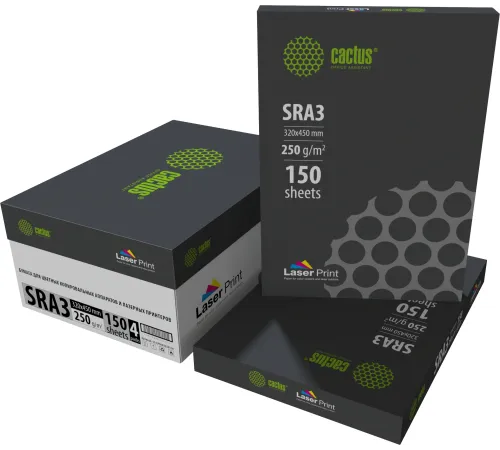 Бумага Cactus CS-LPSRA3250150 SRA3/250г/м2/150л./белый для лазерной печати