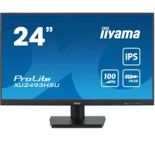Монитор Iiyama 23.8" ProLite XU2493HSU-B7 черный IPS LED 1ms 16:9 HDMI M/M матовая 1300:1 300cd 178гр/178гр 1920x1080 100Hz DP FHD USB 3кг