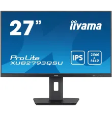 Монитор Iiyama 27" ProLite XUB2793QSU-B7 черный IPS LED 1ms 16:9 HDMI M/M матовая HAS Piv 1300:1 300cd 178гр/178гр 2560x1440 100Hz DP 2K USB 5.6кг