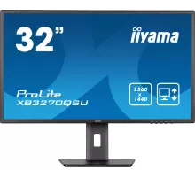 Монитор Iiyama 31.5" ProLite XB3270QSU-B1 черный IPS 3ms 16:9 HDMI M/M матовая HAS Piv 1200:1 250cd 178гр/178гр 2560x1440 100Hz DP 2K USB 8.6кг