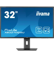 Монитор Iiyama 31.5" ProLite XB3270QSU-B1 черный IPS 3ms 16:9 HDMI M/M матовая HAS Piv 1200:1 250cd 178гр/178гр 2560x1440 100Hz DP 2K USB 8.6кг