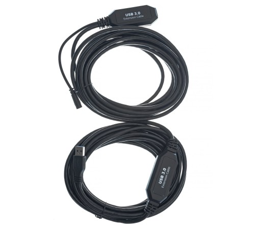 VCOM CU827-10M Кабель-адаптер USB3.0-repeater, удлинительный активный <Am-->Af> 10м <CU827-10M>[6937510855117]