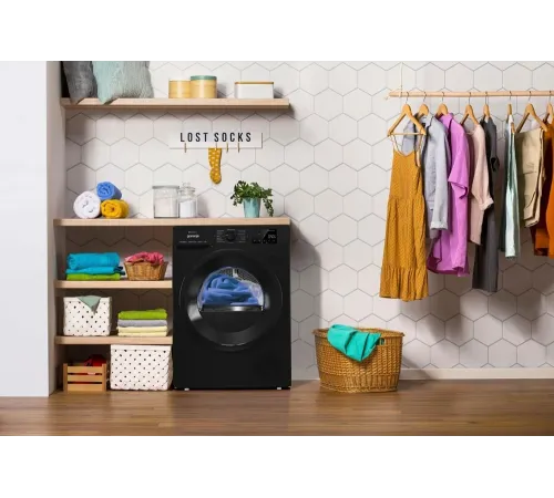 Сушильная машина Gorenje DPNE92GNLWIFI/BC кл.энер.:A++ макс.загр.:9кг черный