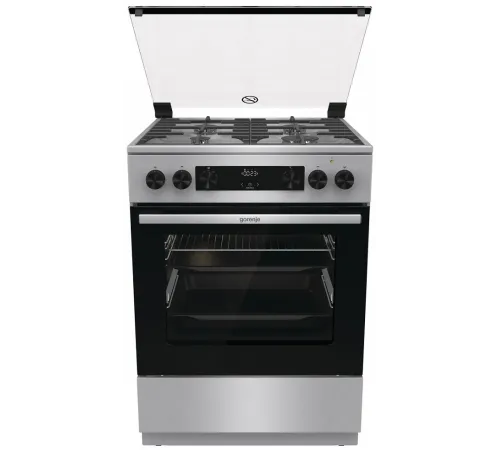 Плита Комбинированная Gorenje GKS6C72XF нержавеющая сталь