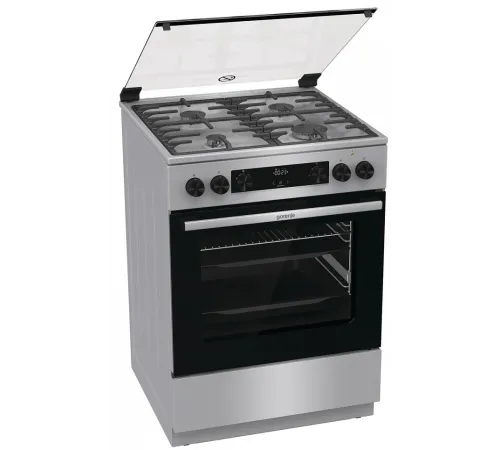 Плита Комбинированная Gorenje GKS6C72XF нержавеющая сталь