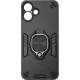 Чехол (клип-кейс) BoraSCO для Apple iPhone 16 Anti-Shok Case черный (74537)