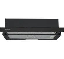 Вытяжка встраиваемая Weissgauff Tel 06 1M BE черный управление: кулисные переключатели (1 мотор)