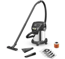 Строительный пылесос Karcher KWD 3 S V-17/4/20 Anniversary Edition 1000Вт (уборка: сухая/сбор воды) черный
