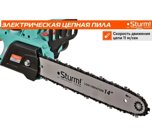 Цепная пила Sturm! CC1614P от сети 1800Вт дл.шины:14" (35cm) Цепная пила Sturm! CC1614P от сети 1800Вт дл.шины:14" (35cm)