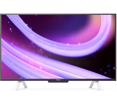 Телевизор LED Yandex 43" ТВ Станция Яндекс.ТВ черный 4K Ultra HD 60Hz USB 2.0 = 1шт, USB 3.0 = 1шт WiFi Smart TV