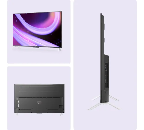Телевизор LED Yandex 65" ТВ Станция Яндекс.ТВ черный 4K Ultra HD 60Hz USB 2.0 = 1шт, USB 3.0 = 1шт WiFi Smart TV