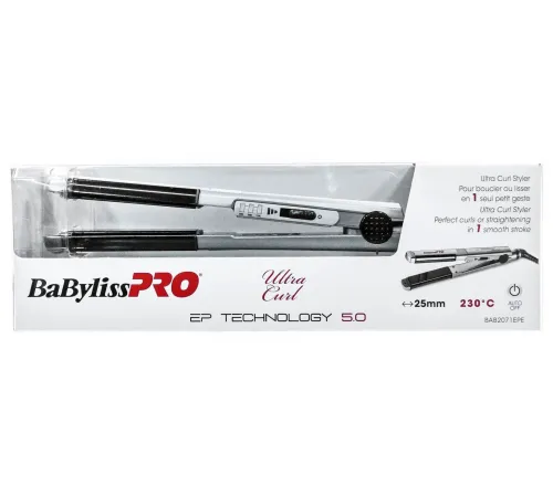 Щипцы Babyliss Pro BAB2071EPE 40Вт серебристый макс.темп.:230С Щипцы Babyliss Pro BAB2071EPE 40Вт серебристый макс.темп.:230С