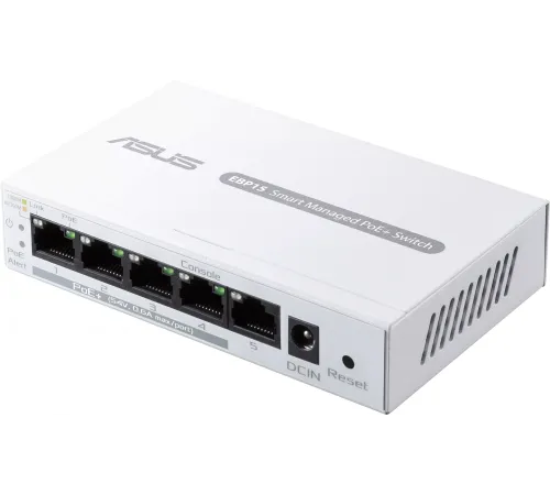 Коммутатор Asus EBP15 (L2+) 5x1Гбит/с 4PoE+ 60W управляемый
