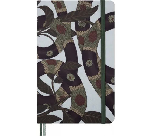 Блокнот Moleskine LIMITED EDITION YEAR OF THE SNAKE LEAVES LECNYSNKLVSQP060 130х210мм обложка текстиль 176стр. линейка Leaves Блокнот Moleskine LIMITED EDITION YEAR OF THE SNAKE LEAVES LECNYSNKLVSQP060 130х210мм обложка текстиль 176стр. линейка Leaves
