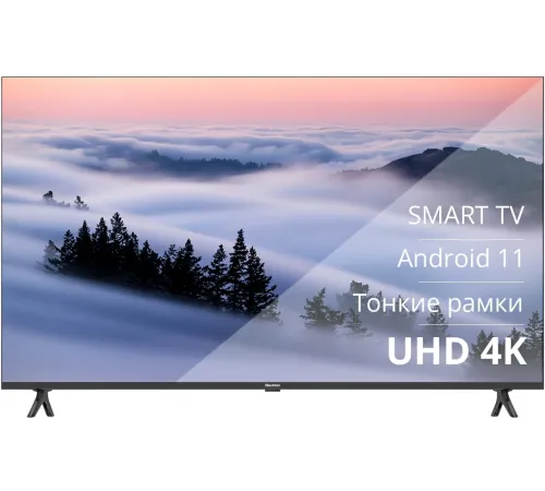 Телевизор Blackton 50" Bt 50FSU32B черный LED UHD 60Hz AndroidTV 1.5GB/8GB