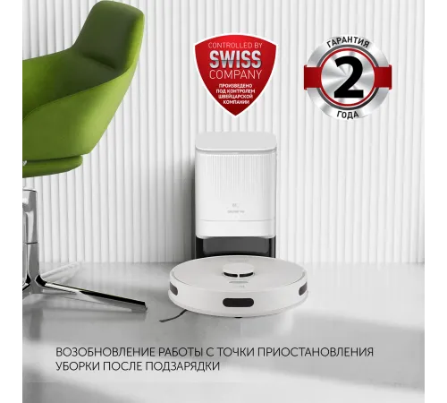 Пылесос-робот Polaris PVCRDC G2 6002 45Вт белый