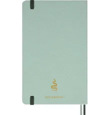 Блокнот Moleskine LIMITED EDITION YEAR OF THЕ SNAKE LECNYSNKVEGMBOX 130х210мм 176стр. линейка подар.кор. мятный Mamba