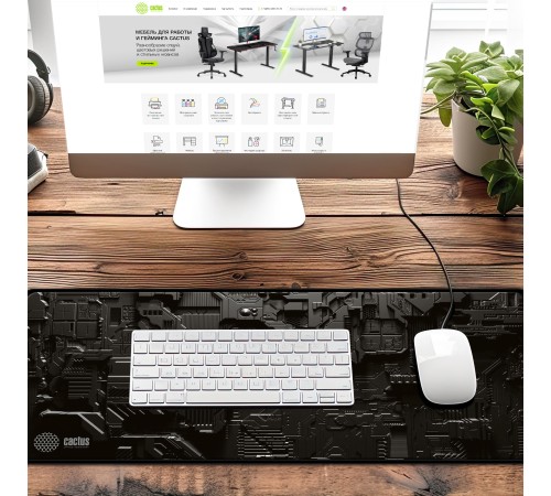 Коврик для мыши Cactus Cyberpunk 900x400x3мм (CS-MPC-PRO03ХXL) Коврик для мыши Cactus Cyberpunk 900x400x3мм (CS-MPC-PRO03ХXL)