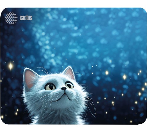 Коврик для мыши Cactus White Cat 300x250x3мм (CS-MPC-D11M) Коврик для мыши Cactus White Cat 300x250x3мм (CS-MPC-D11M)