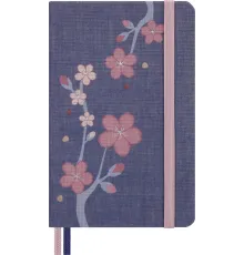 Блокнот Moleskine LIMITED EDITION SAKURA LESU08MM710BOX Pocket 90x140мм обложка текстиль 160стр. линейка подар.кор. синий 2025