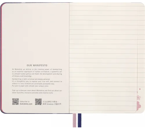 Блокнот Moleskine LIMITED EDITION SAKURA LESU08MM710BOX Pocket 90x140мм обложка текстиль 160стр. линейка подар.кор. синий 2025 Блокнот Moleskine LIMITED EDITION SAKURA LESU08MM710BOX Pocket 90x140мм обложка текстиль 160стр. линейка подар.кор. синий 2025