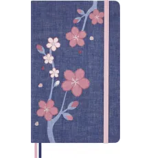 Блокнот Moleskine LIMITED EDITION SAKURA LESU08QP060 Large 130х210мм обложка текстиль 176стр. линейка синий 2025