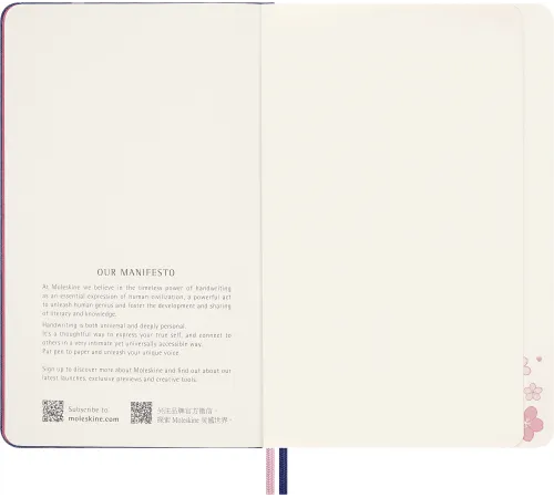 Блокнот Moleskine LIMITED EDITION SAKURA LESU08QP062BOX 130х210мм обложка текстиль 176стр. нелинованный подар.кор. синий 2025 Блокнот Moleskine LIMITED EDITION SAKURA LESU08QP062BOX 130х210мм обложка текстиль 176стр. нелинованный подар.кор. синий 2025