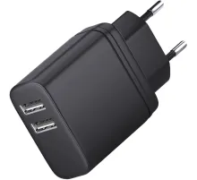 Сетевое зар./устр. BoraSCO 15W 3A 2xUSB универсальное черный (52583)