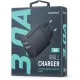 Сетевое зар./устр. BoraSCO 15W 3A 2xUSB универсальное черный (52583)