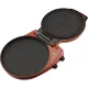 Пиццамейкер Kitfort КТ-4636 1800Вт коричневый/черный